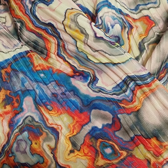 LEITH  abstract print textured tube skirt NWT size Small - Picture 7 of 7